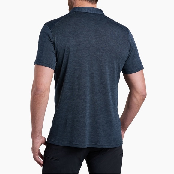 Kuhl Men's Engineered Navy Pirate Blue Polo Shirt Size XXL - Picture 2 of 6